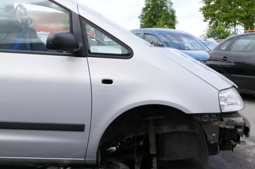 VW Sharan Kotflügel rechts vorne silber grau LB7Z 2000-2009 Facelift
