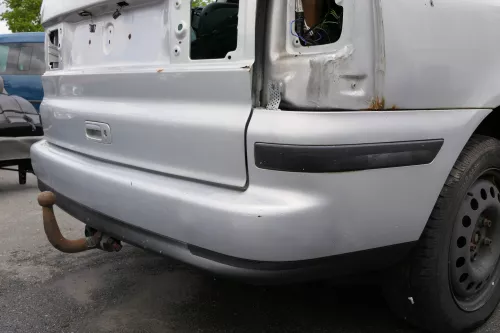 VW Sharan 7M Stoßstange hinten Heckstoßstange silber ab Bj. 2000 (127943)