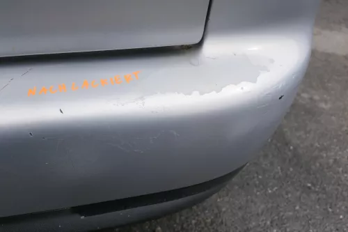 VW Sharan 7M Stoßstange hinten Heckstoßstange silber ab Bj. 2000 (127943)