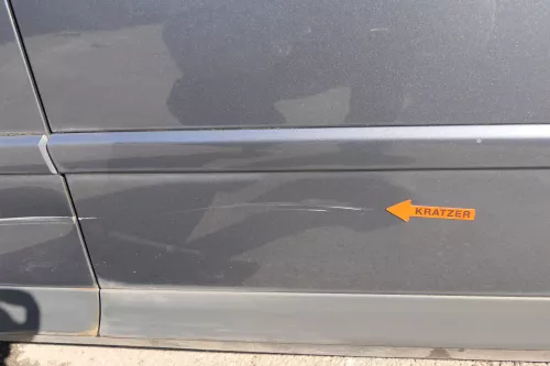 Audi A4 B6 8E nur Türblatt Tür vorne rechts Beifahrertür grau LX7Z Kombi+Limo (127988)