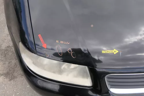 Audi A3 8L Motorhaube Frontklappe Haube schwarz LY9B auch für Facelift (128002)