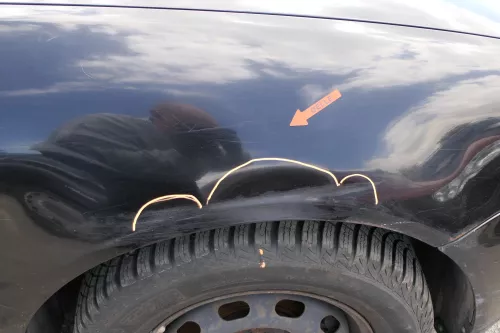 Audi A3 8L Kotflügel vorne rechts schwarz LY9B (ab ca. MItte 1999) Facelfit (128005)