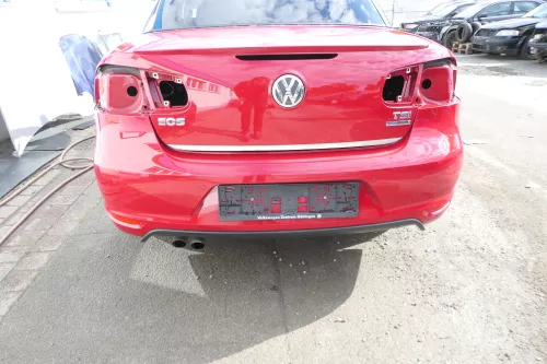 VW Eos 1F Cabrio Heckklappe Klappe Kofferraumklappe rot LA3H (128049)
