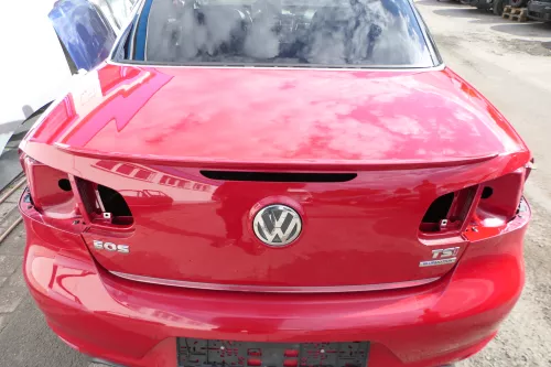 VW Eos 1F Cabrio Heckklappe Klappe Kofferraumklappe rot LA3H