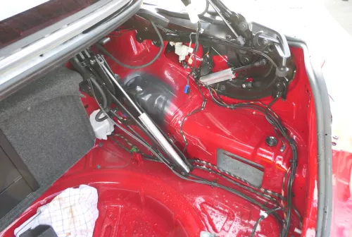 VW Eos 1F Cabrio Verdeck 1Q0871603A Dämpfer Dach hinten rechts oder links