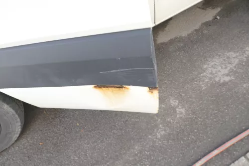 VW Crafter 2E Tür vorne links Fahrertür weiß L902 - ohne Anbauteile (128090)