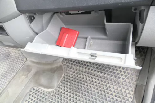 VW Crafter 2E 2F Handschuhfach Handschuhfachdeckel Deckel Klappe grau (128223)