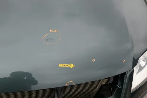 VW Passat 3BG Motorhaube Klappe vorne vorn Haube grün LD6S (128492)