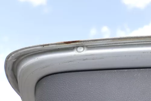 VW Golf 5 V Heckklappe hinten Kofferraumklappe mit Scheibe silber grau LA7W re (128517)