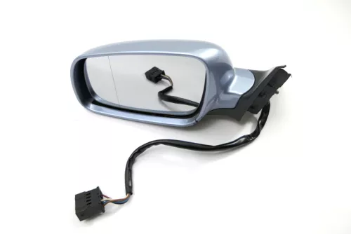 VW Passat 3B 3BG elektrischer Spiegel Außenspiegel links mit Glas Blau LL5Y