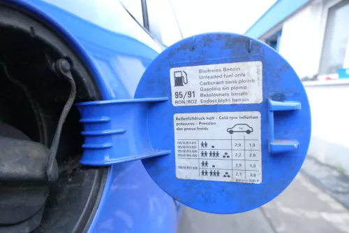 VW Polo 9N3 9N Tankdeckel Klappe Tankklappe Deckel Tank blau LA5F Summerblue (128612)