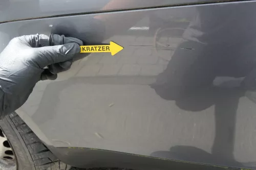 VW Jetta 1K Stoßstange hinten Heckstoßstange Stoßfänger grau LD7X platinumgr PDC (128696)