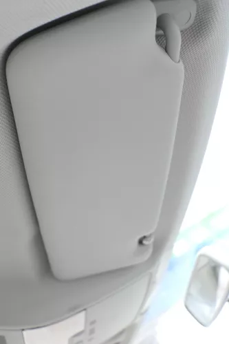 Audi A3 8P Sonnenblende rechts vorne 8P0857552A silber grau (128709)