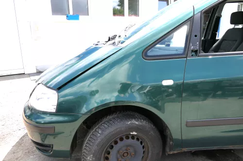 VW Sharan Kotflügel links vorne grün LC6M 2000-2009 Facelift