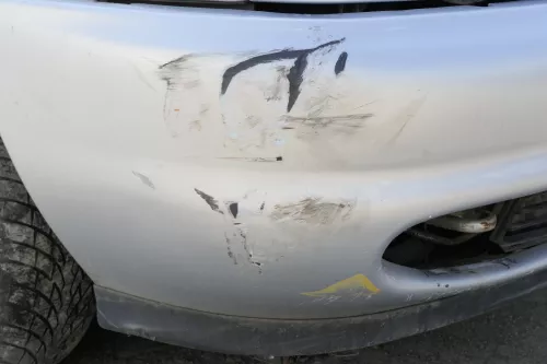 VW Sharan 7M Stoßstange Frontstoßstange vorne silber LB7Z Nebelscheinwerfer (128785)