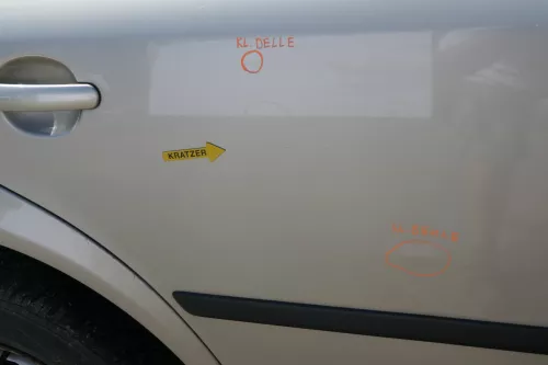 Skoda Octavia 1U5 Combi Kombi Variant Tür hinten rechts gold 9201 beige (128818)