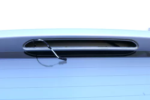 VW Golf 6 5K 1K Heckklappe hinten Kofferraumklappe Scheibe grau stonegrey LR7Z (128829)