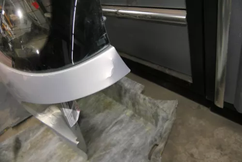 VW Golf 6 5K 1K Heckklappe hinten Kofferraumklappe Scheibe grau stonegrey LR7Z (128829)