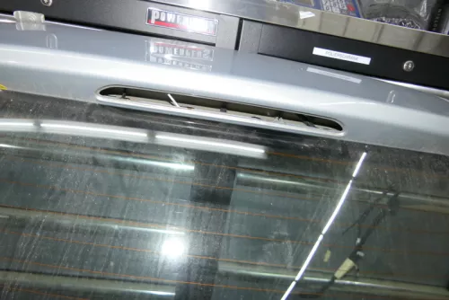 VW Golf 6 5K 1K Heckklappe hinten Kofferraumklappe Scheibe grau stonegrey LR7Z (128829)