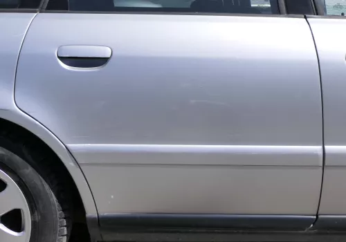 Audi A4 B5 Tür nur Türblatt hinten rechts silber LY7W - Facelift