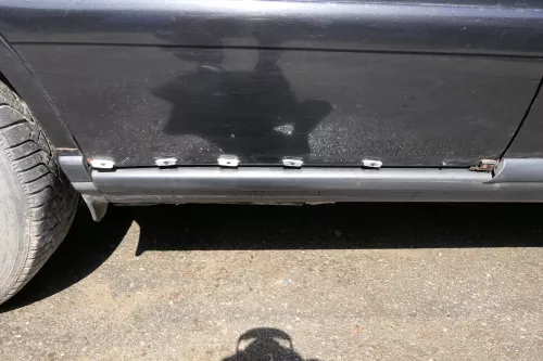 Audi A4 B5 Tür nur Türblatt hinten rechts schwarz LZ9W - Facelift (128910)