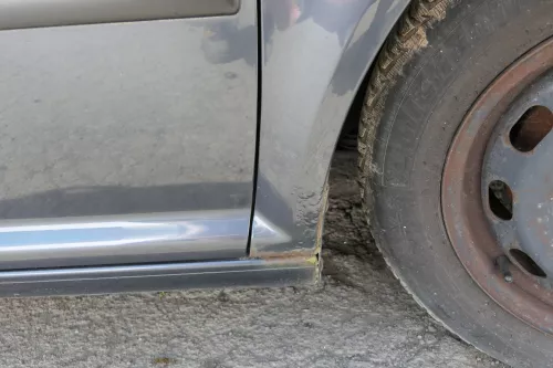 VW Bora Kotflügel vorne rechts grün grau LC7V (128932)