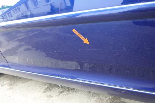 VW Golf 5 V 1K Tür vorn rechts Beifahrertür 4/5-Türer blau LD5Q nur TÜRBLATT (129110)