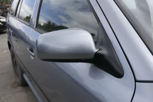 Skoda Octavia 1U elektrisch Spiegel Außenspiegel rechts + Glas silber grau LF7U (129132)