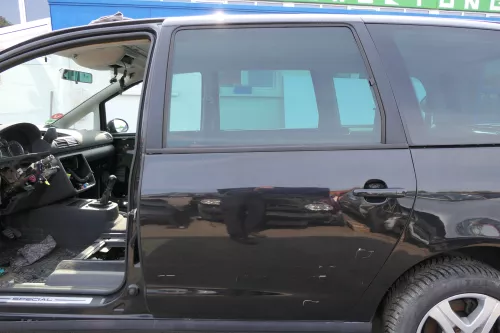 VW Sharan 7M Ford Galaxy Tür links hinten schwarz LC9Z metal ab Bj.2000 Facelift