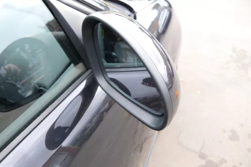 Seat Ibiza 6L elektrischer beheizter Spiegel Außenspiegel rechts schwarz LC9Z (129512)