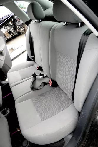 Seat Ibiza 6L Rückbank Rücksitzbank Sitz Kopfstütze Sitzfläche graphitgrau (129516)