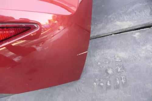 VW Golf 7 5G Limousine Stoßstange hinten Heckstoßstange rot sunsetred LA3X PDC (129550)