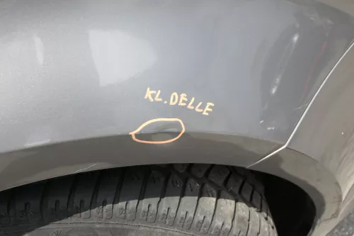 Seat Altea 5P Kotflügel vorne rechts grau LS7U schattengrau (129583)