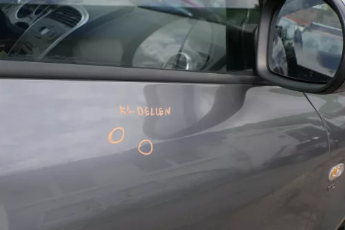 Seat Altea 5P XL Tür vorn rechts Beifahrertür grau LS7U -ohneAnbauteile (129586)