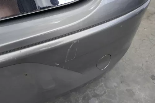 Seat Altea 5P Stoßstange hinten Heckstoßstange Stoßfänger grau LS7U (129591)
