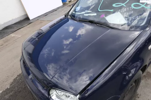 VW Golf 4 Motorhaube Haube Klappe vorne blau LA5G perlblau (129700)