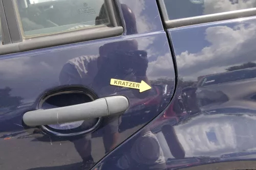 VW Golf 4 Bora Tür hinten links nur Kombi / Variant blau perlblau LA5G (129705)