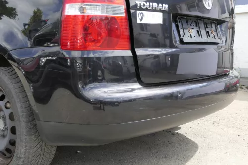 VW Touran 1T Stoßstange hinten Heckstoßstange Stoßfänger schwarz LC9Z me (129971)