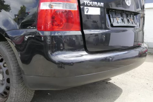 VW Touran 1T Stoßstange hinten Heckstoßstange Stoßfänger schwarz LC9Z me (129971)