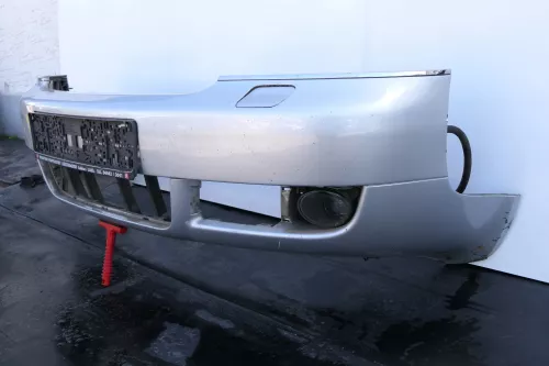 Audi A6 4B Frontstoßstange Stoßstange vorne Stoßfänger silber LY7W Facelift SWR (130044)