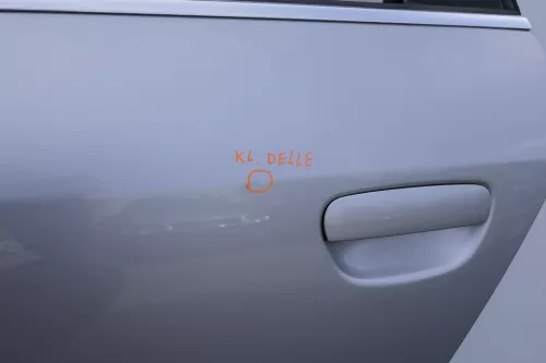 Audi A6 4B C5 Tür Türblatt hinten links grau silber LY7W (130049)