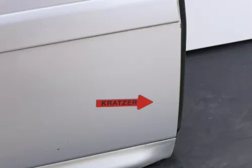 Audi A6 4B C5 Tür Türblatt vorne rechts Beifahrertür silber LY7W (130053)