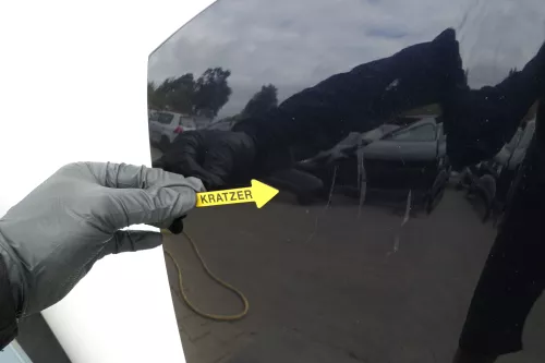 Audi A6 4B Motorhaube Klappe vorn Facelift (ab. Mitte 2002) blau lila LZ5L (130075)