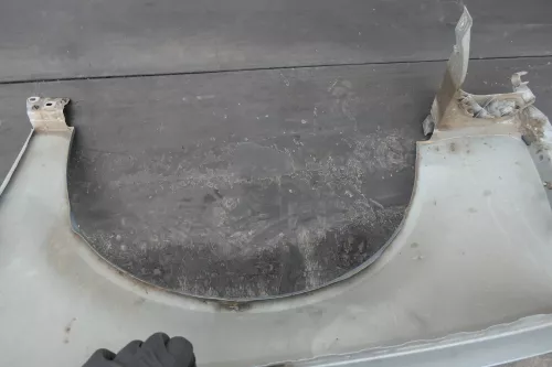 Audi A4 8E B6 Kotflügel vorne rechts grau silber blau LY7R (130081)