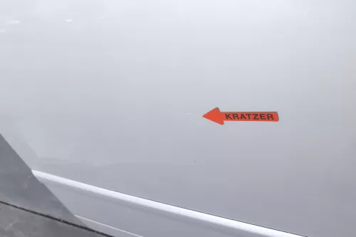 Audi A4 B6 8E nur das Türblatt Tür hinten links silber grau LY7W Kombi Avant (130116)