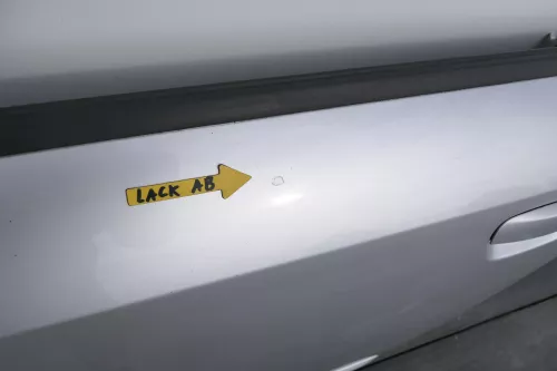 Audi A4 B6 8E nur das Türblatt Tür hinten links silber grau LY7W Kombi Avant (130116)