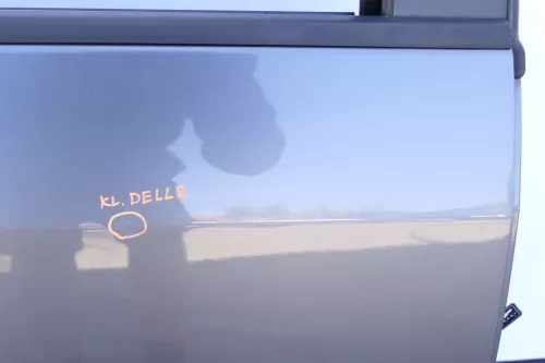 VW Touran 1T 1T3 Tür hinten rechts grau LD7X und  Scheibe Platinum grey (130147)