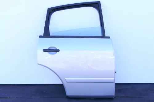 Audi A2 8Z Tür hinten rechts silber LY7W -mit Rahmen, Scheibe