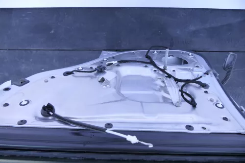 Audi A2 8Z Tür hinten rechts silber LY7W -mit Rahmen, Scheibe (130149)