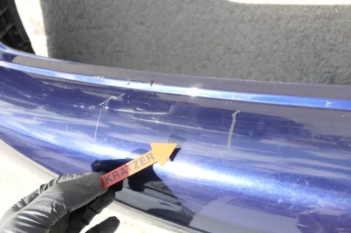 VW Touran 1T Stoßstange hinten Heckstoßstange Stoßfänger blau LB5N indigoblau (130166)